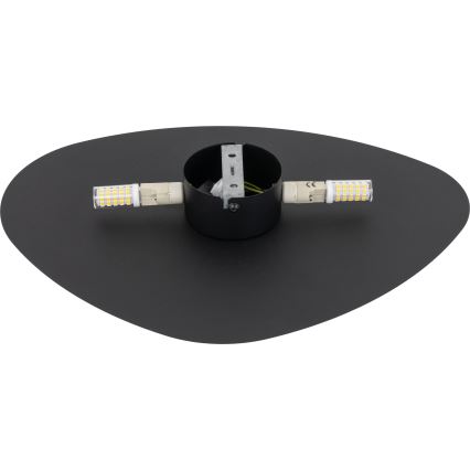 Wall light STONE 2xG9/8W/230V 30x39 cm black