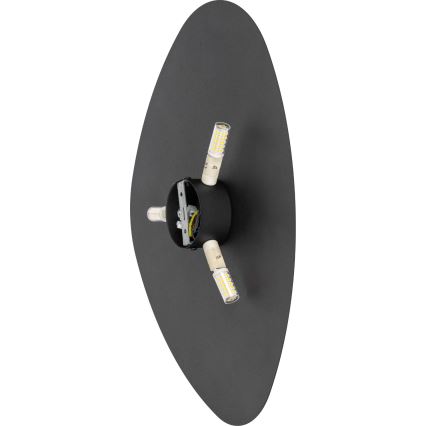 Wall light STONE 3xG9/8W/230V 37x49 cm black