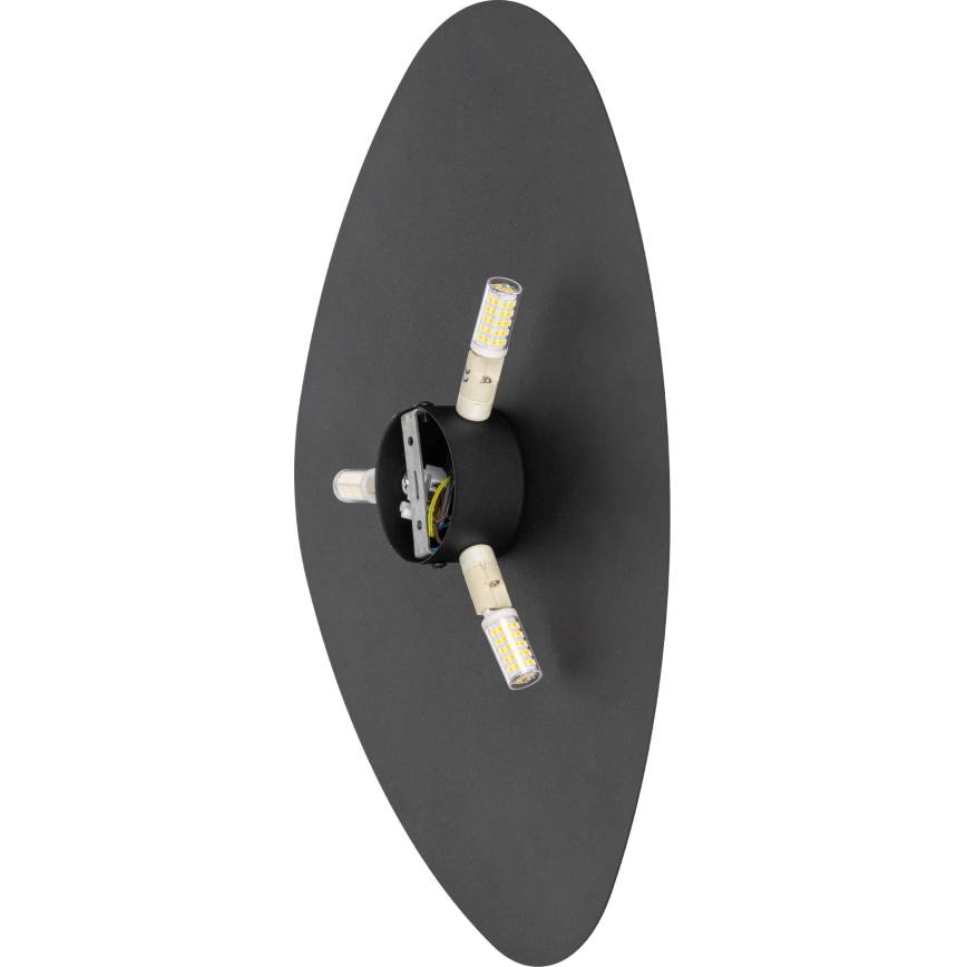 Wall light STONE 3xG9/8W/230V 37x49 cm black