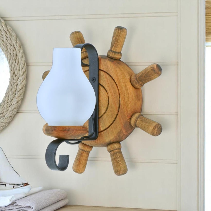 Wall light TIMONA 1xE14/40W/230V beech