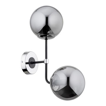 Wall light TRANSFORMERS 2xE14/40W/230V shiny chrome