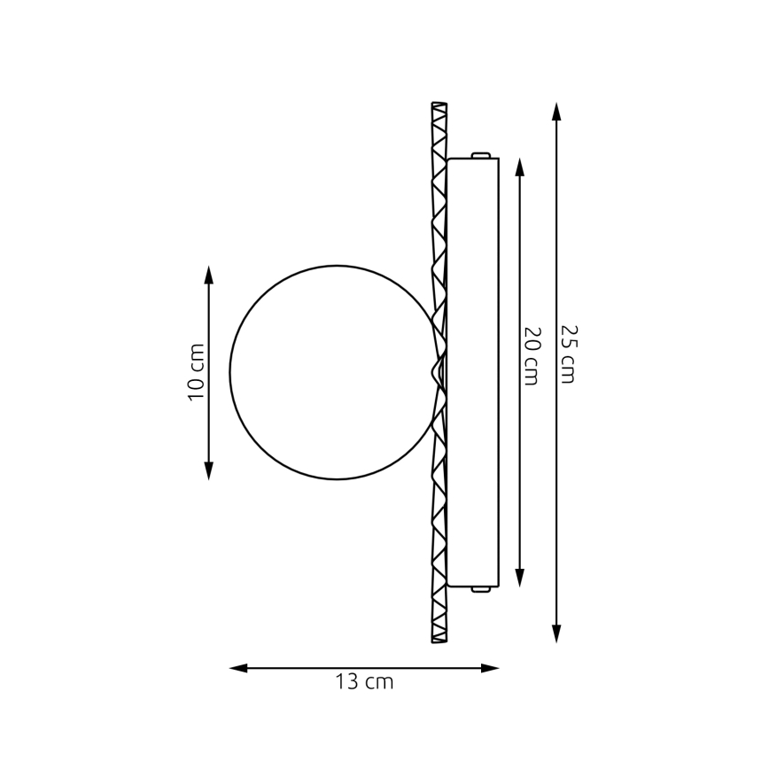 Wall light UMBRA 1xG9/8W/230V red