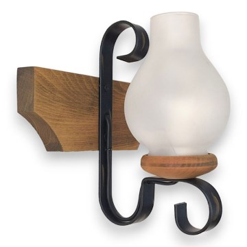 Wall light VELA 1xE14/40W/230V beech - FSC certified