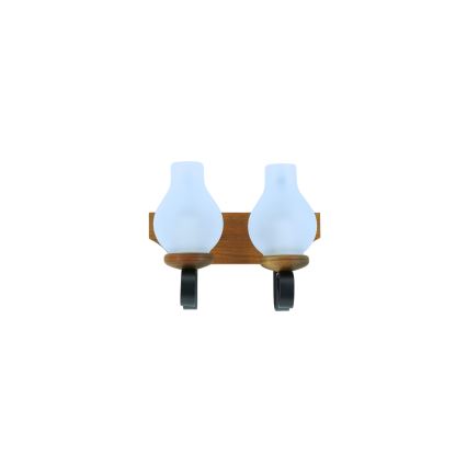 Wall light VELA 2xE14/40W/230V beech