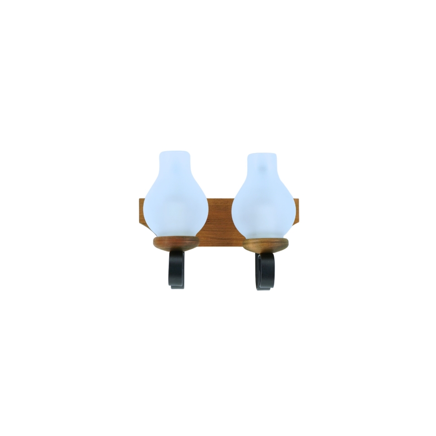 Wall light VELA 2xE14/40W/230V beech