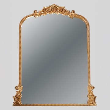 Wall mirror 114x86x2,7 cm gold