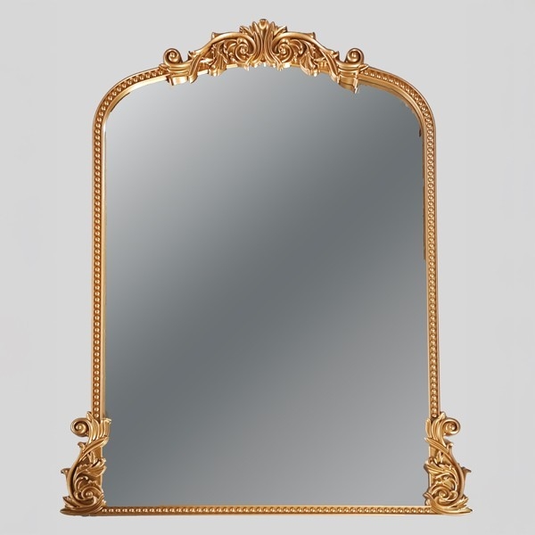 Wall mirror 114x86x2,7 cm gold