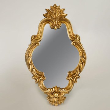 Wall mirror 27,8x19,5 cm gold
