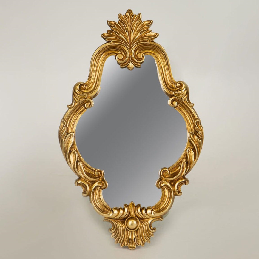 Wall mirror 27,8x19,5 cm gold