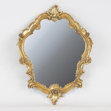 Wall mirror 39,5x30,7 cm gold