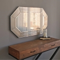 Wall mirror 60x100 cm bronze