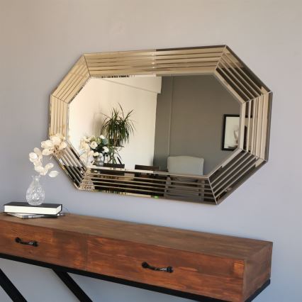 Wall mirror 60x100 cm bronze