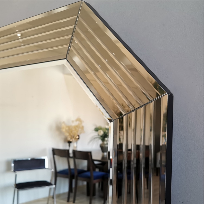 Wall mirror 60x100 cm bronze
