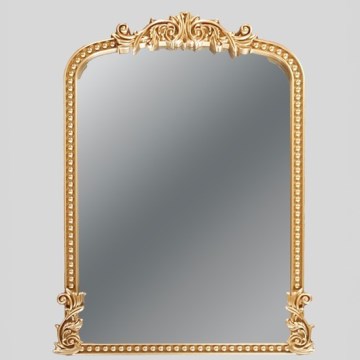 Wall mirror 66x44 cm gold