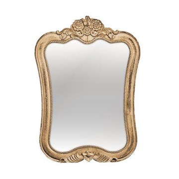 Wall mirror 69x49 cm gold
