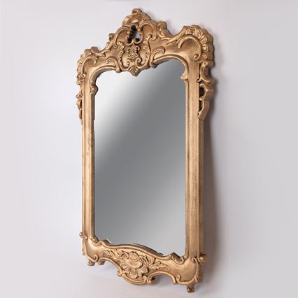 Wall mirror 69x49 cm gold