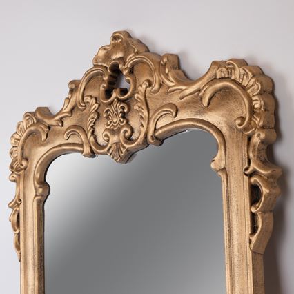 Wall mirror 69x49 cm gold