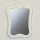 Wall mirror 69x49 cm white