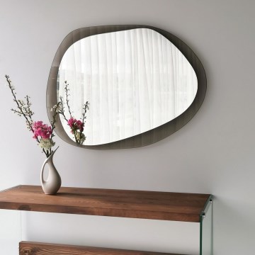Wall mirror AQUA 55x75 cm bronze