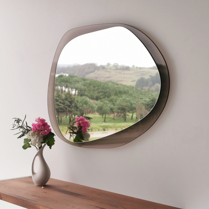 Wall mirror AQUA 55x75 cm bronze