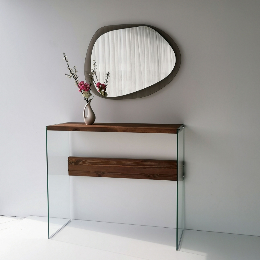 Wall mirror AQUA 55x75 cm bronze