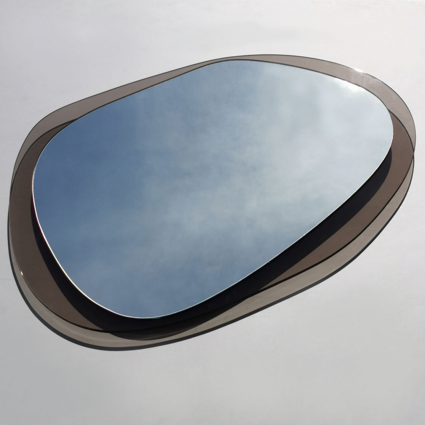 Wall mirror AQUA 55x75 cm bronze