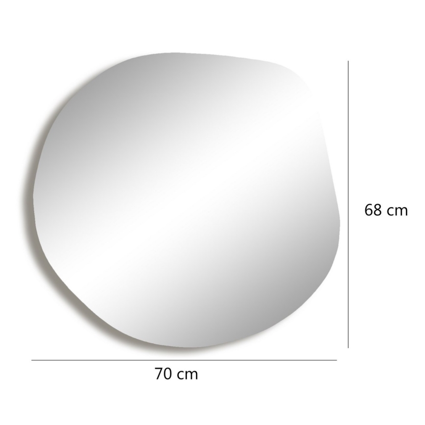 Wall mirror ASSO 70x67 cm gold