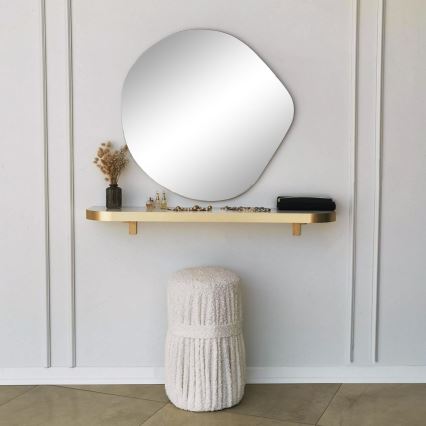 Wall mirror ASSO 70x67 cm gold