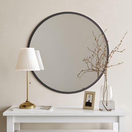 Wall mirror AYNA 60 cm black