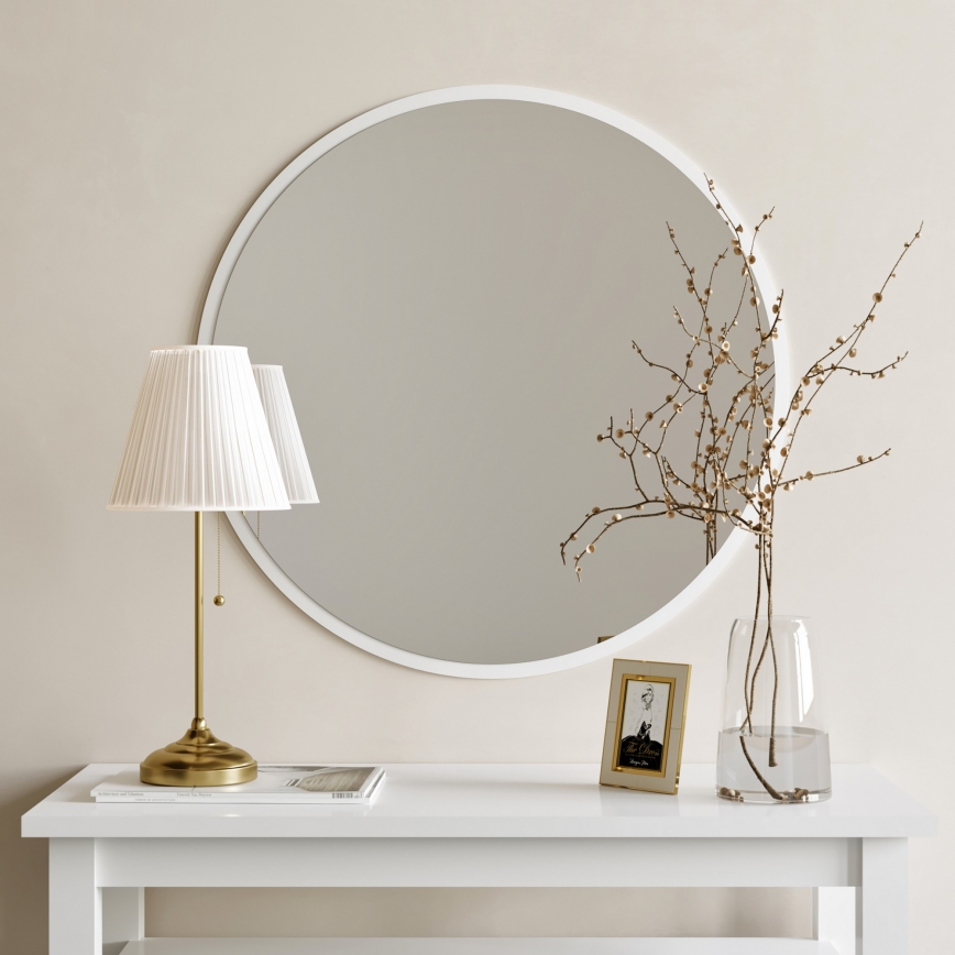 Wall mirror AYNA 60 cm white