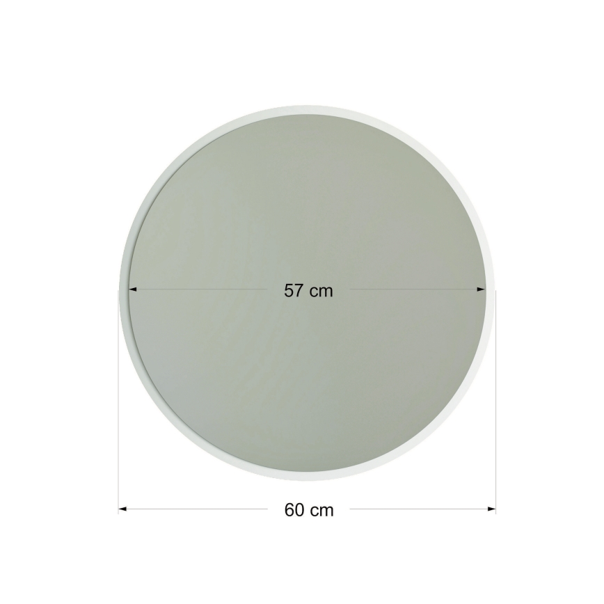 Wall mirror AYNA 60 cm white