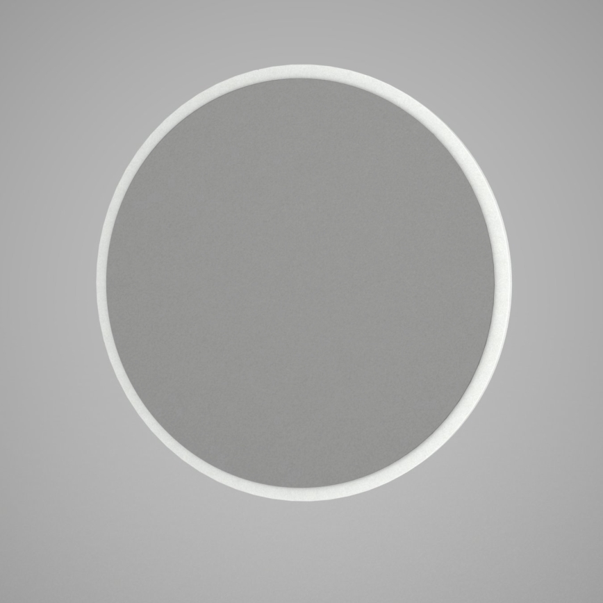 Wall mirror GLOB d. 59 cm white