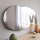 Wall mirror LOSSA 89x52 cm black