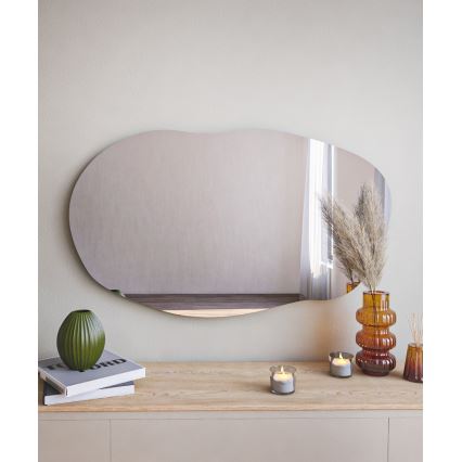 Wall mirror LOSSA 89x52 cm black