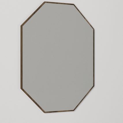 Wall mirror LOST 70x45 cm brown