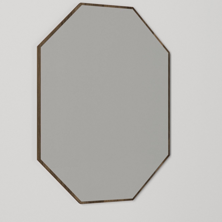 Wall mirror LOST 70x45 cm brown