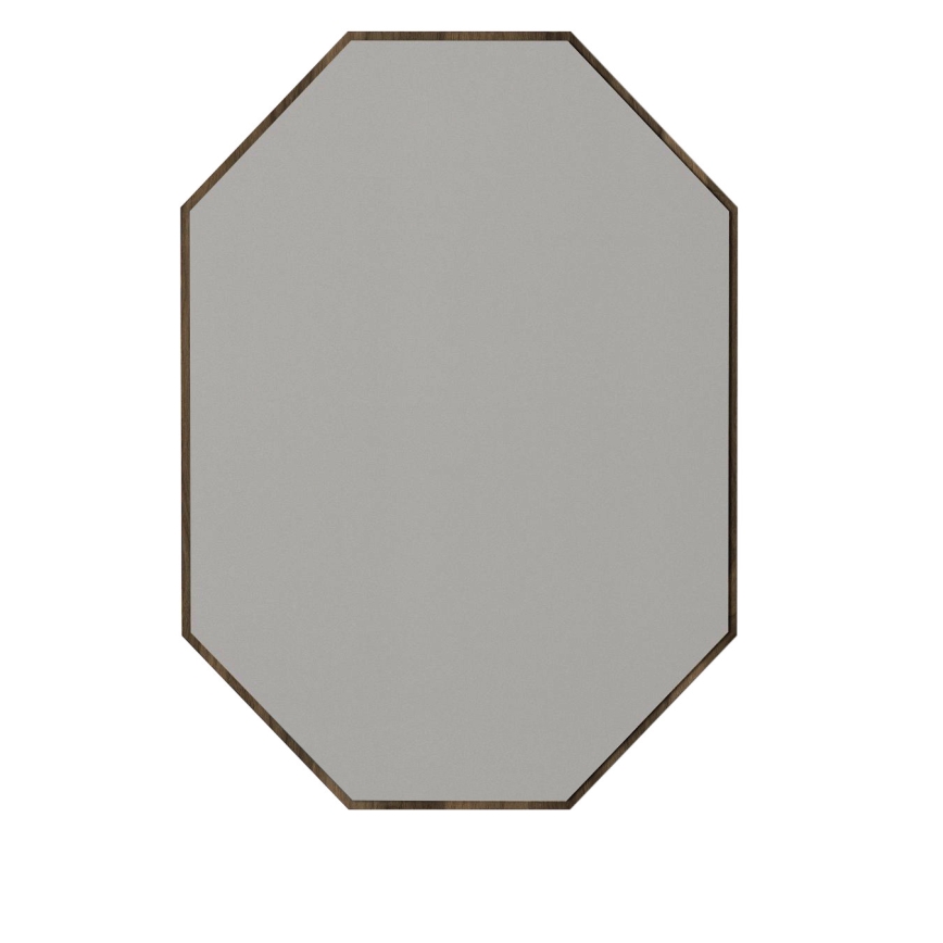 Wall mirror LOST 70x45 cm brown