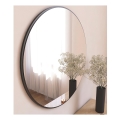 Wall mirror OZZE d. 60 cm black