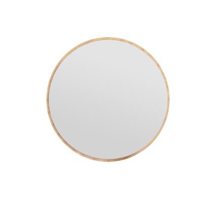 Wall mirror OZZE d. 60 cm brown