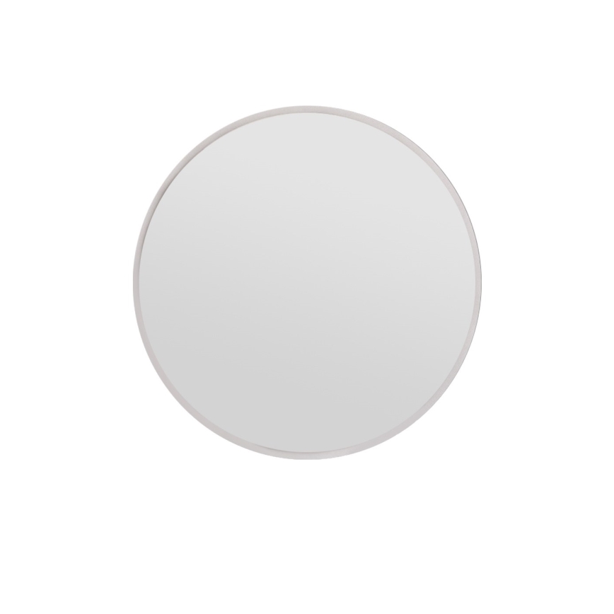Wall mirror OZZE d. 60 cm white