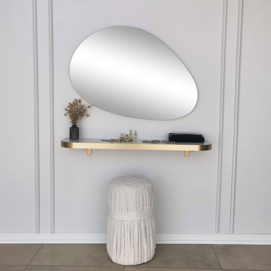 Wall mirror PORP 60x90 cm gold