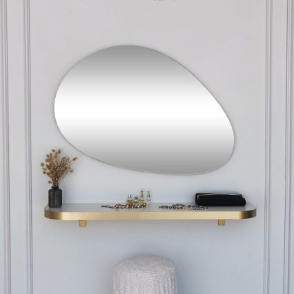 Wall mirror PORP 60x90 cm gold