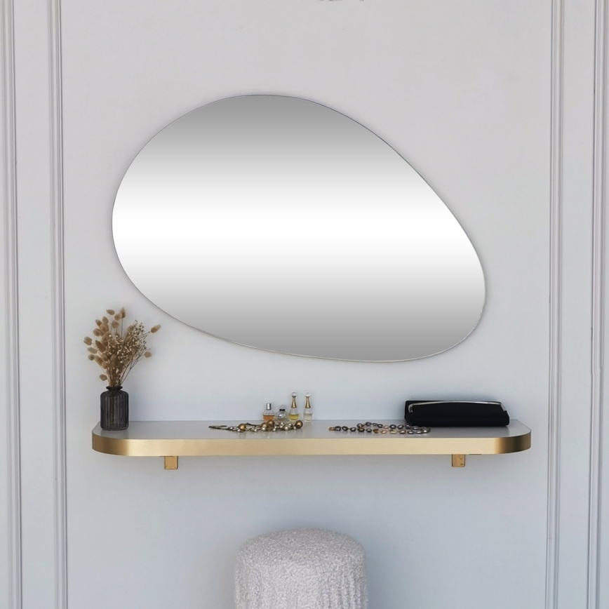 Wall mirror PORP 60x90 cm gold