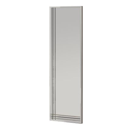 Wall mirror TRIO 120x40 cm shiny chrome