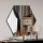 Wall mirror ZEO 60x70 cm black