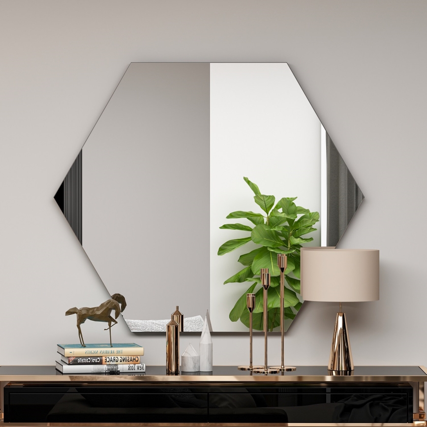 Wall mirror ZEO 60x70 cm black