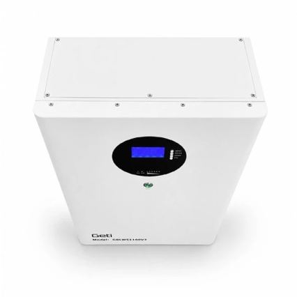 Wall-mounted 51.2 V / 100 Ah LiFePO4 battery