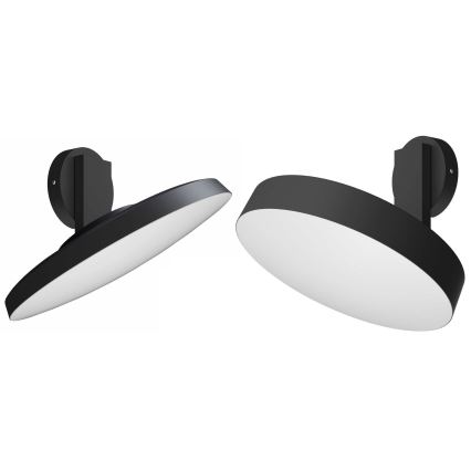 Wall-mounted adjustable mounting bracket VARIO black