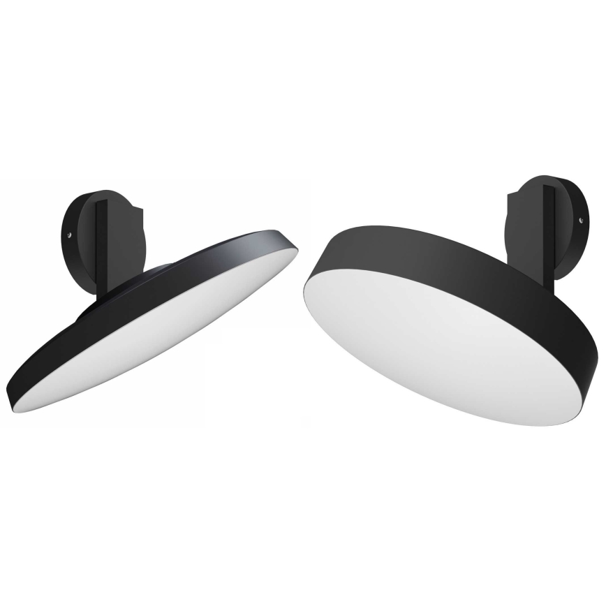 Wall-mounted adjustable mounting bracket VARIO black