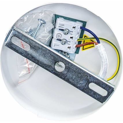 Wall-mounted adjustable mounting bracket VARIO white